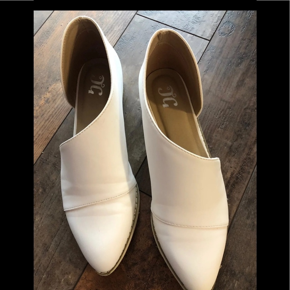 Winter white booties size 8.5